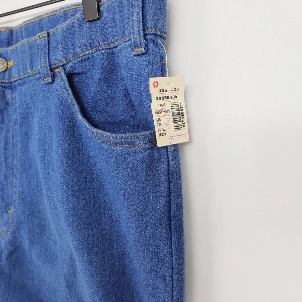 Vintage Levis Action Jeans Mens 36x34 Blue Made In USA Stretch Denim
